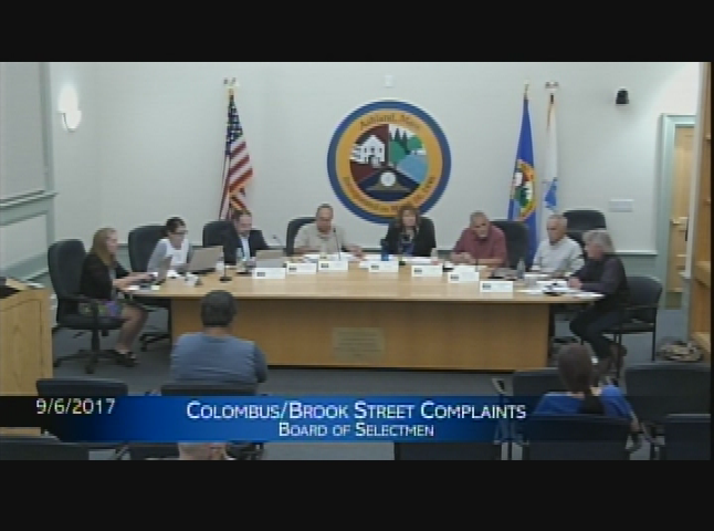 Selectmen Meeting September 6,2017