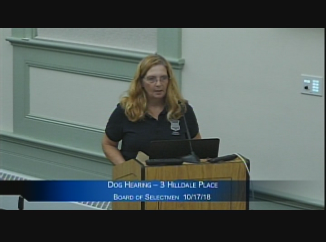 Selectmen's Meeting October 17, 2018