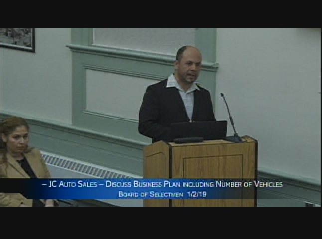 Selectmen's Meeting January 2, 2019