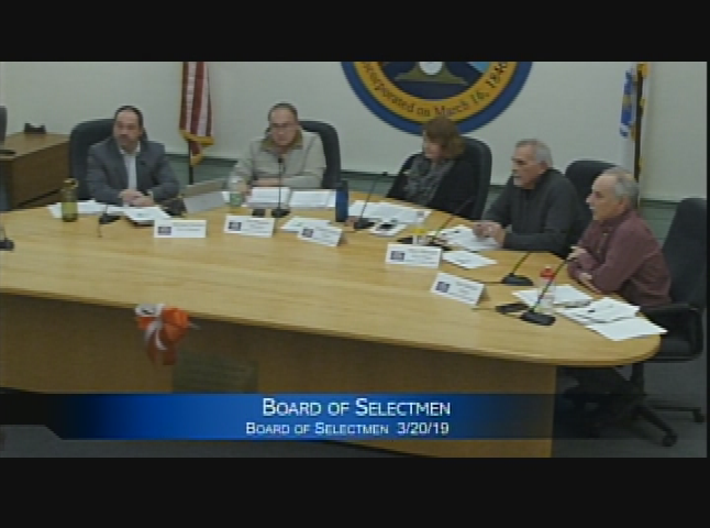 Selectmen's Meeting March 20, 2019